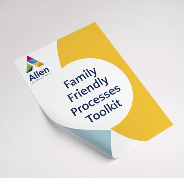 Image of a document with text reading "Family Friendly Processes Toolkit"