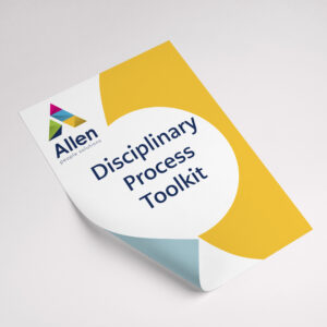 Image of a document with text, "Disciplinary Process Toolkit"