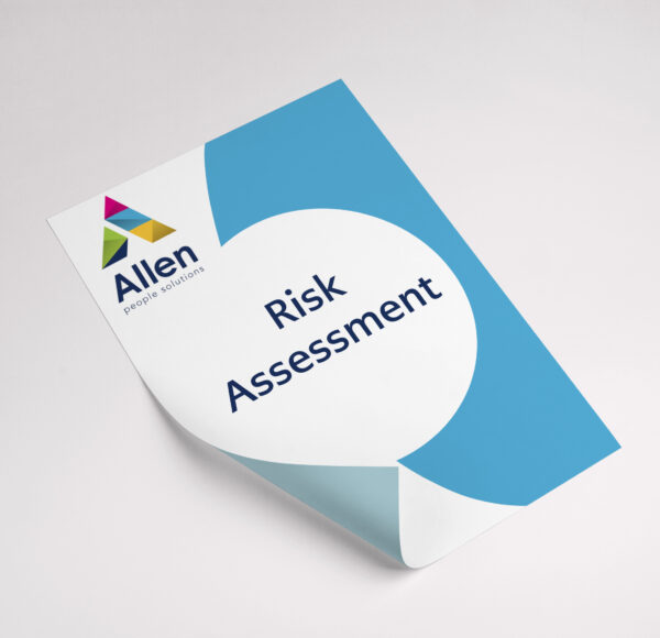 Image of a document with text "Risk Assessment"